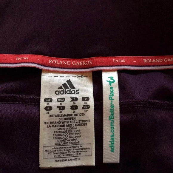 Adidas Roland Garros Paris Tennis Skirt - Picture 4 of 4